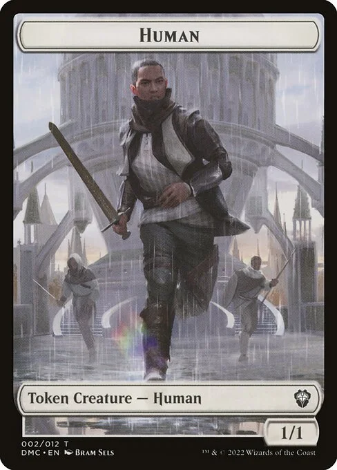 Human, carta Magic di tipo Token Creature — Human illustrata da Bram Sels