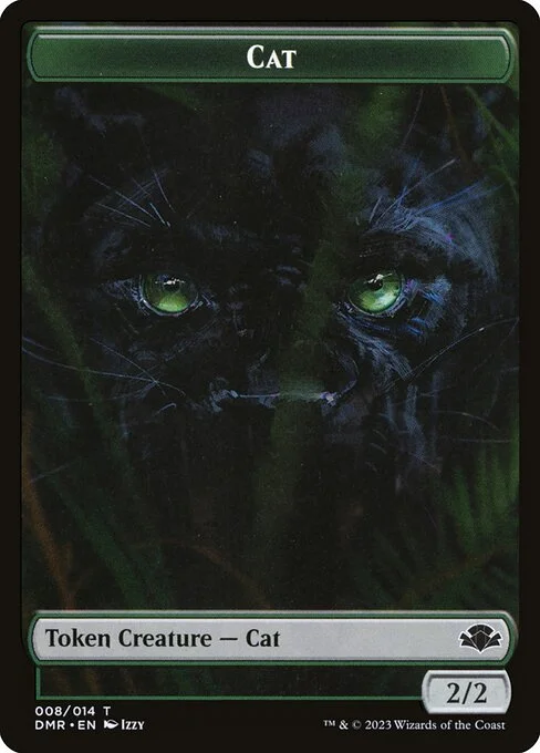 Cat, carta Magic di tipo Token Creature — Cat illustrata da Izzy