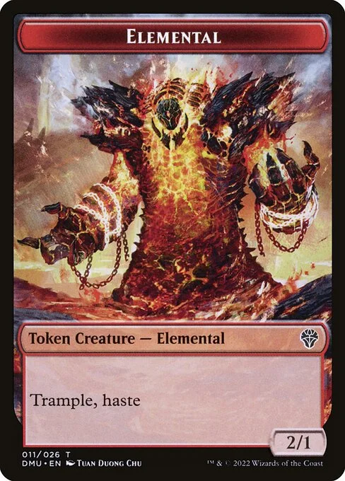 Elemental, carta Magic di tipo Token Creature — Elemental illustrata da Tuan Duong Chu