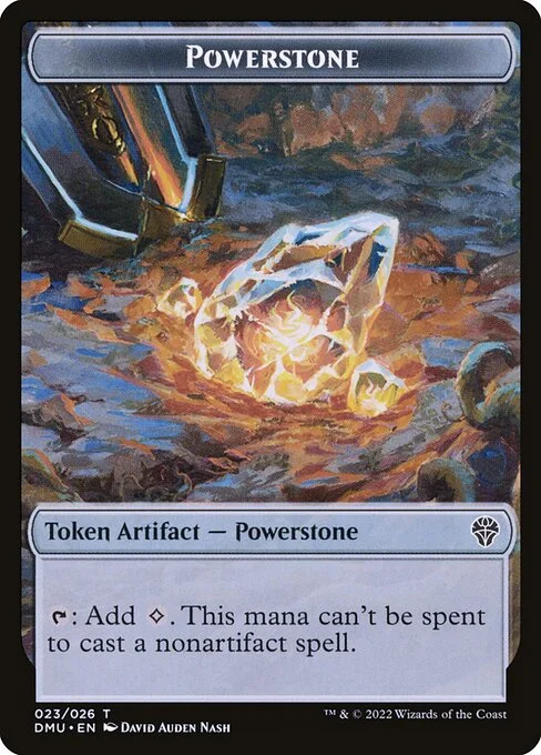 Powerstone, carta Magic di tipo Token Artifact — Powerstone illustrata da David Auden Nash