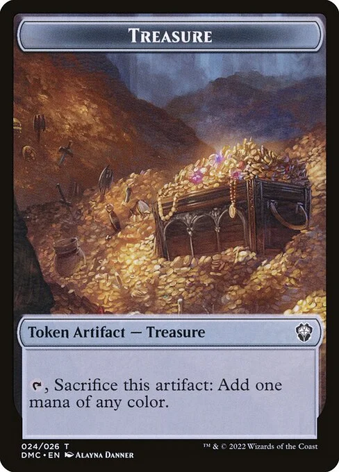 Treasure, carta Magic di tipo Token Artifact — Treasure illustrata da Alayna Danner
