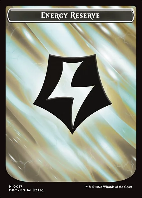 Energy Reserve, carta Magic di tipo Card illustrata da Liz Leo