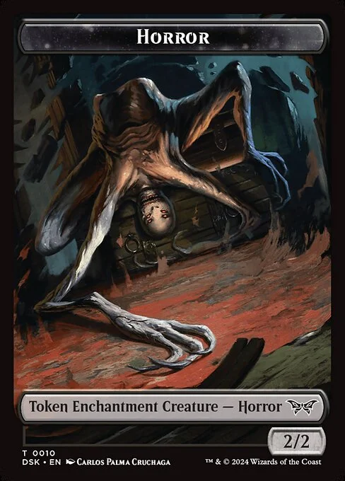 Horror, carta Magic di tipo Token Enchantment Creature — Horror illustrata da Carlos Palma Cruchaga