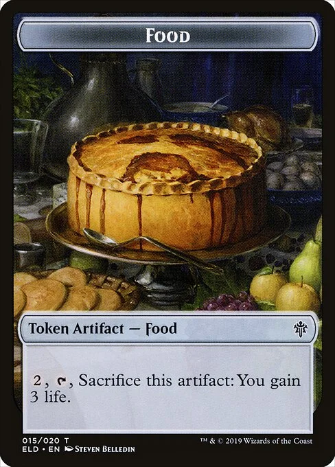 Food, carta Magic di tipo Token Artifact — Food illustrata da Steven Belledin