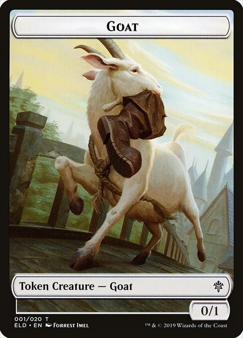 Goat, carta Magic di tipo Token Creature — Goat illustrata da Forrest Imel