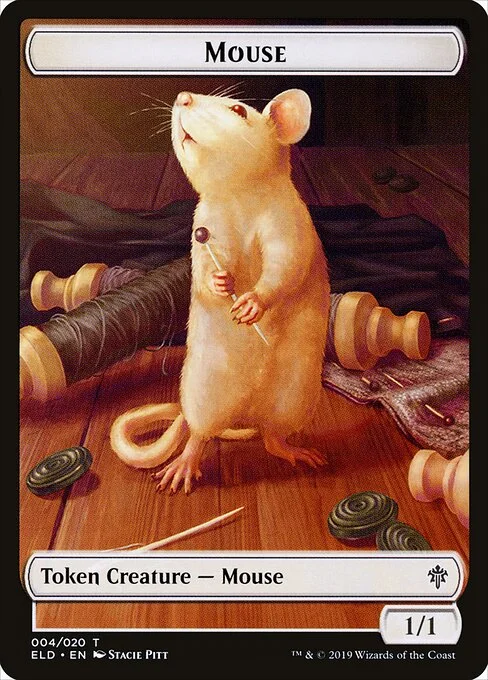 Mouse, carta Magic di tipo Token Creature — Mouse illustrata da Stacie Pitt