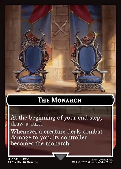 The Monarch, carta Magic di tipo Card illustrata da Nereida