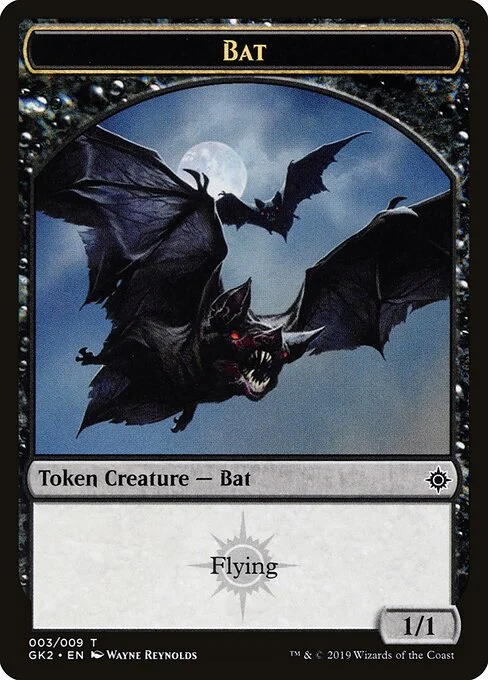 Bat, carta Magic di tipo Token Creature — Bat illustrata da Wayne Reynolds