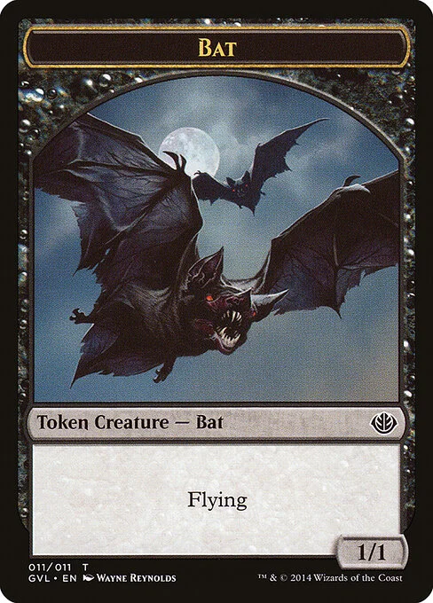 Bat, carta Magic di tipo Token Creature — Bat illustrata da Wayne Reynolds