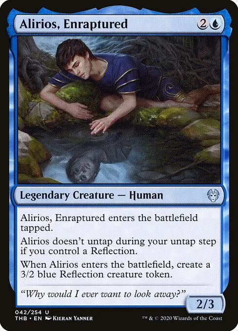 Alirios, Enraptured, carta Magic di tipo Legendary Creature — Human illustrata da Kieran Yanner