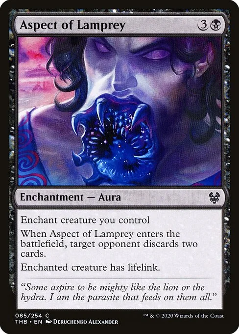 Aspect of Lamprey, carta Magic di tipo Enchantment — Aura illustrata da Deruchenko Alexander