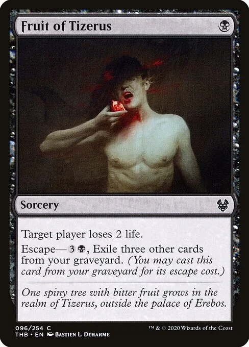 Fruit of Tizerus, carta Magic di tipo Sorcery illustrata da Bastien L. Deharme