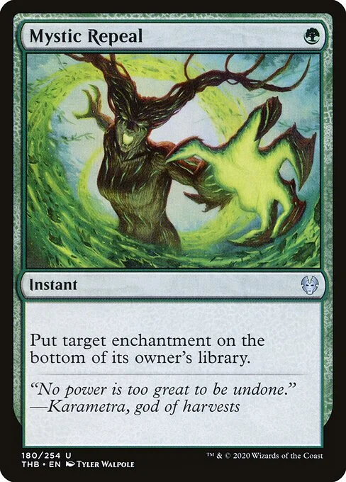 Mystic Repeal, carta Magic di tipo Instant illustrata da Tyler Walpole