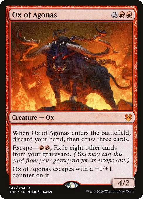 Ox of Agonas, carta Magic di tipo Creature — Ox illustrata da Lie Setiawan