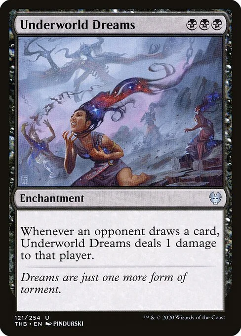 Underworld Dreams, carta Magic di tipo Enchantment illustrata da PINDURSKI