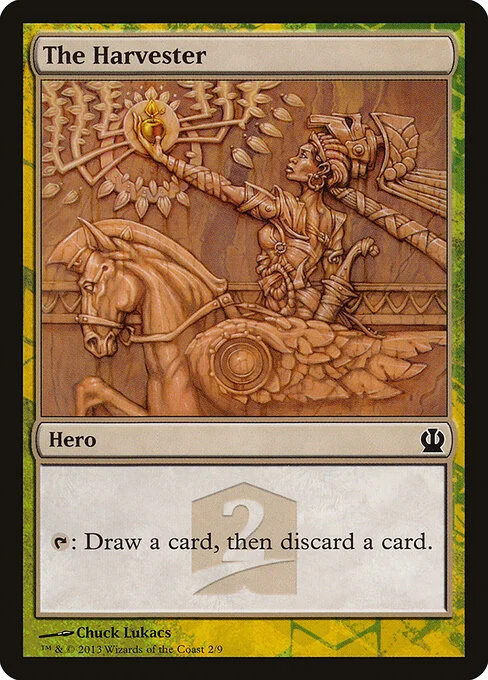 The Harvester, carta Magic di tipo Hero illustrata da Chuck Lukacs