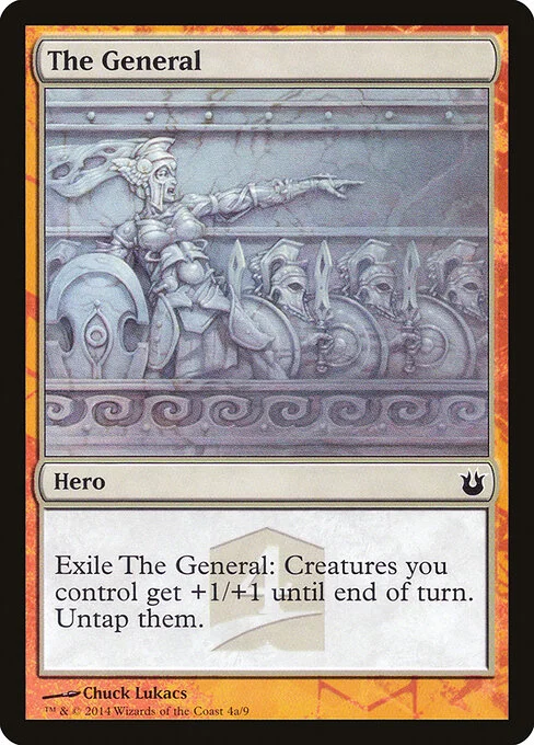 The General, carta Magic di tipo Hero illustrata da Chuck Lukacs