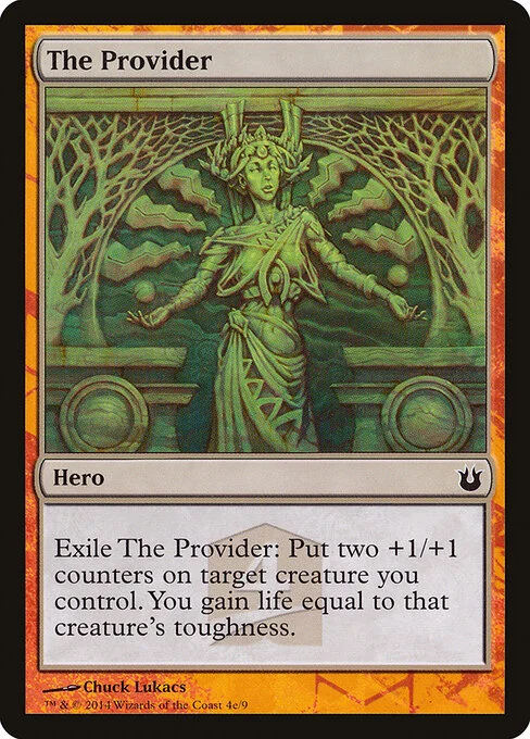 The Provider, carta Magic di tipo Hero illustrata da Chuck Lukacs
