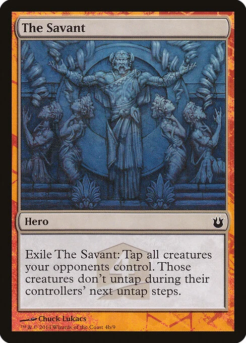The Savant, carta Magic di tipo Hero illustrata da Chuck Lukacs
