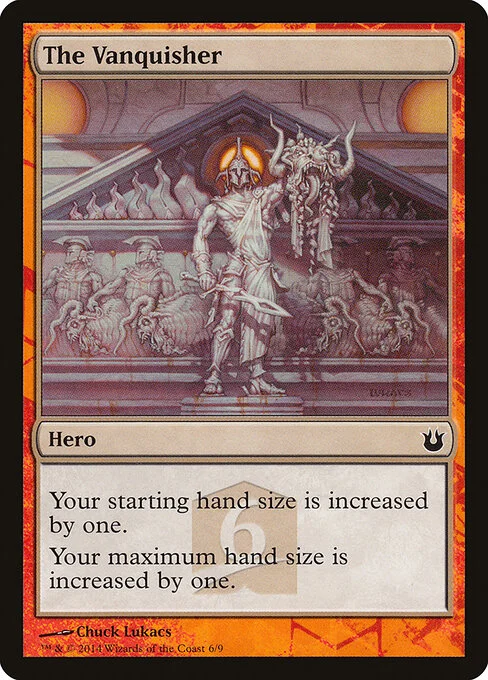 The Vanquisher, carta Magic di tipo Hero illustrata da Chuck Lukacs
