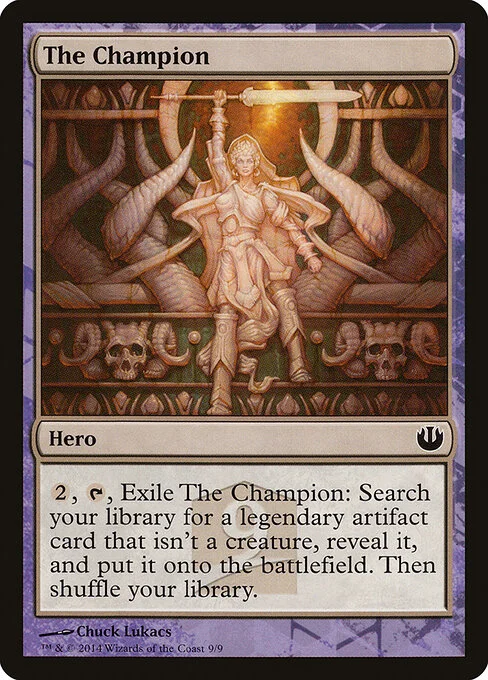 The Champion, carta Magic di tipo Hero illustrata da Chuck Lukacs