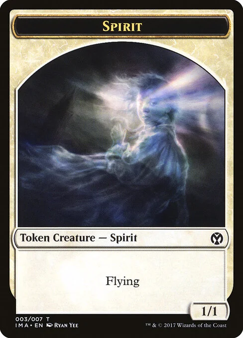 Spirit, carta Magic di tipo Token Creature — Spirit illustrata da Ryan Yee