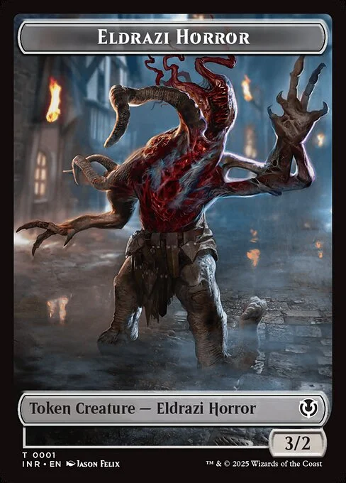 Eldrazi Horror, carta Magic di tipo Token Creature — Eldrazi Horror illustrata da Jason Felix
