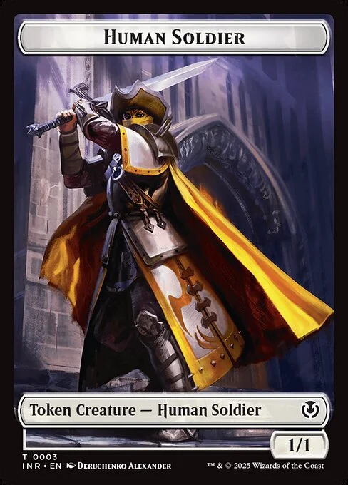 Human Soldier, carta Magic di tipo Token Creature — Human Soldier illustrata da Deruchenko Alexander