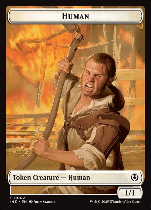 Human, carta Magic di tipo Token Creature — Human illustrata da John Stanko