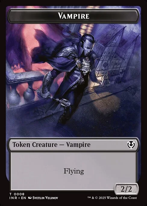 Vampire, carta Magic di tipo Token Creature — Vampire illustrata da Svetlin Velinov