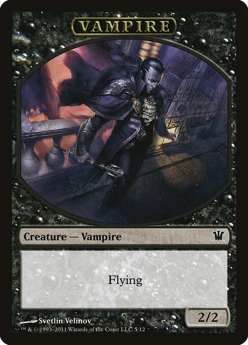 Vampire, carta Magic di tipo Token Creature — Vampire illustrata da Svetlin Velinov