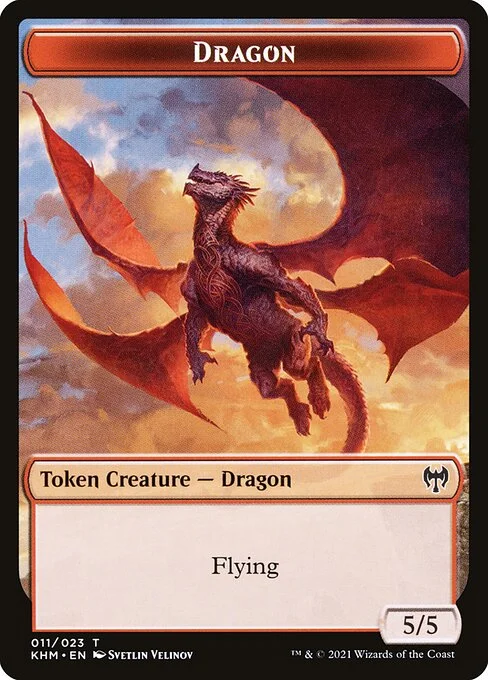 Dragon, carta Magic di tipo Token Creature — Dragon illustrata da Svetlin Velinov