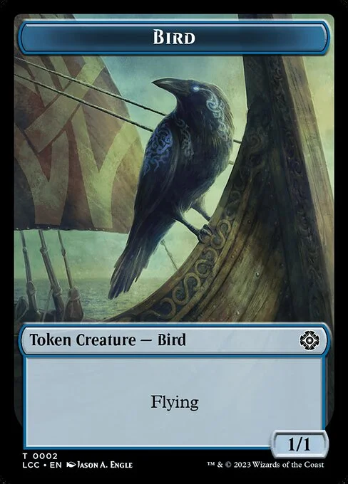 Bird, carta Magic di tipo Token Creature — Bird illustrata da Jason A. Engle