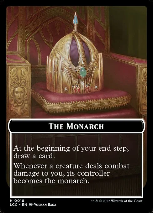 The Monarch, carta Magic di tipo Card illustrata da Volkan Baǵa
