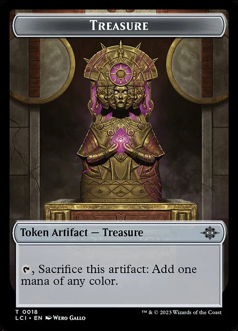 Treasure, carta Magic di tipo Token Artifact — Treasure illustrata da Wero Gallo