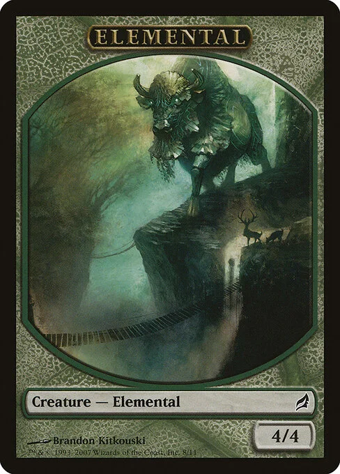 Elemental, carta Magic di tipo Token Creature — Elemental illustrata da Brandon Kitkouski
