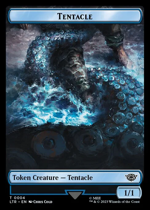 Tentacle, carta Magic di tipo Token Creature — Tentacle illustrata da Chris Cold