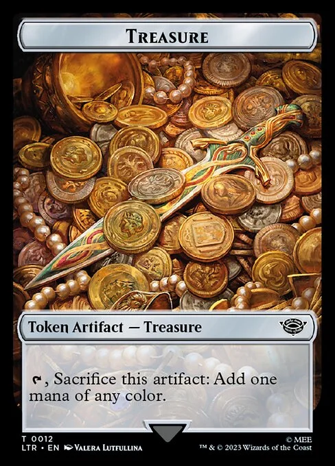 Treasure, carta Magic di tipo Token Artifact — Treasure illustrata da Valera Lutfullina