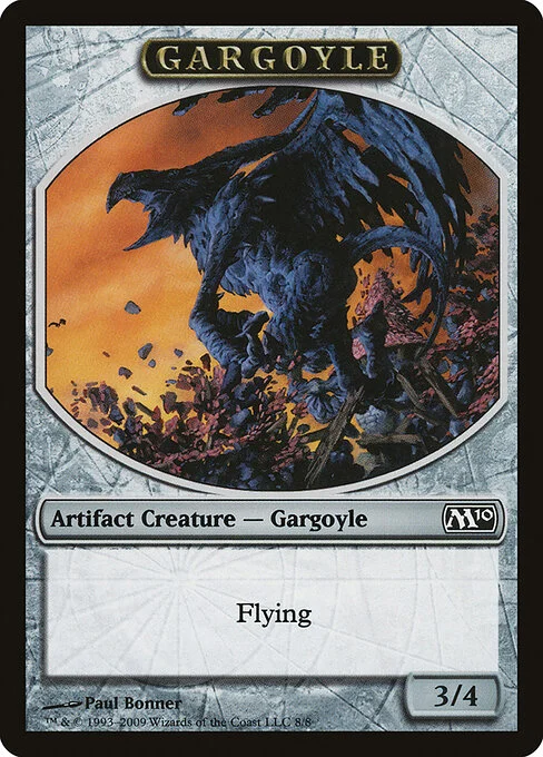 Gargoyle, carta Magic di tipo Token Artifact Creature — Gargoyle illustrata da Paul Bonner