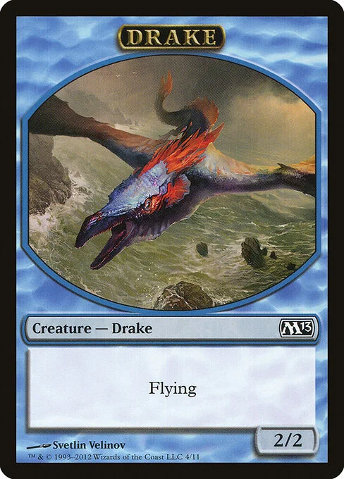 Drake, carta Magic di tipo Token Creature — Drake illustrata da Svetlin Velinov