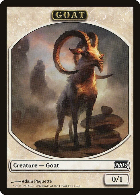 Goat, carta Magic di tipo Token Creature — Goat illustrata da Adam Paquette