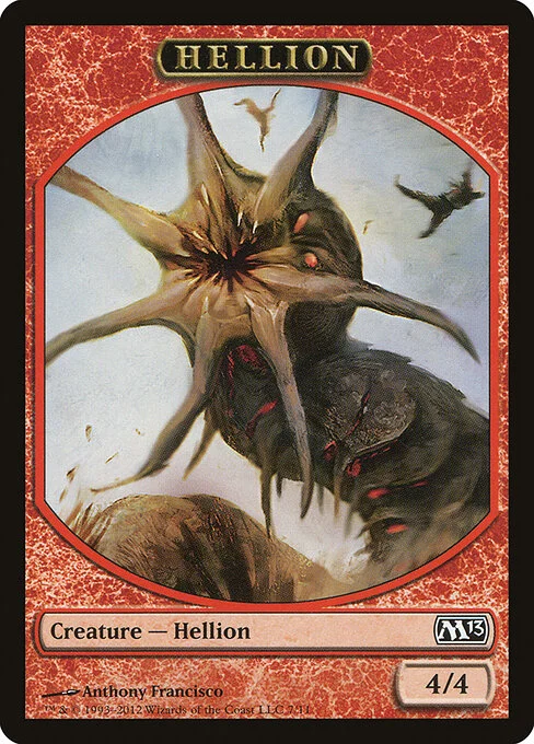 Hellion, carta Magic di tipo Token Creature — Hellion illustrata da Anthony Francisco