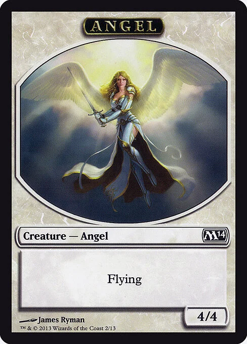 Angel, carta Magic di tipo Token Creature — Angel illustrata da James Ryman