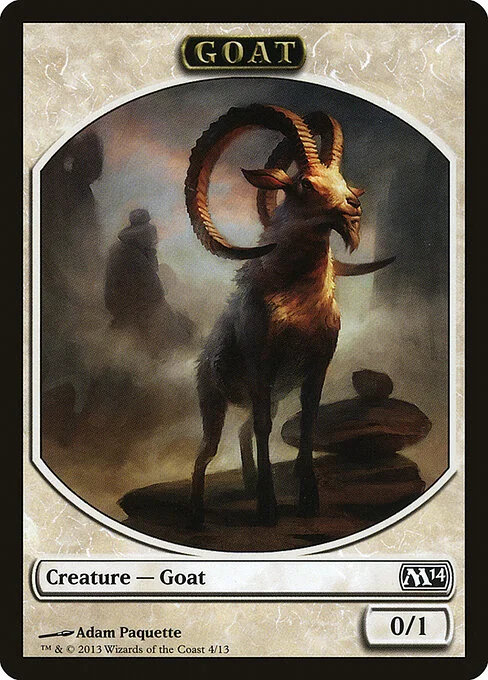 Goat, carta Magic di tipo Token Creature — Goat illustrata da Adam Paquette
