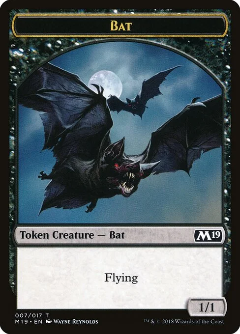 Bat, carta Magic di tipo Token Creature — Bat illustrata da Wayne Reynolds
