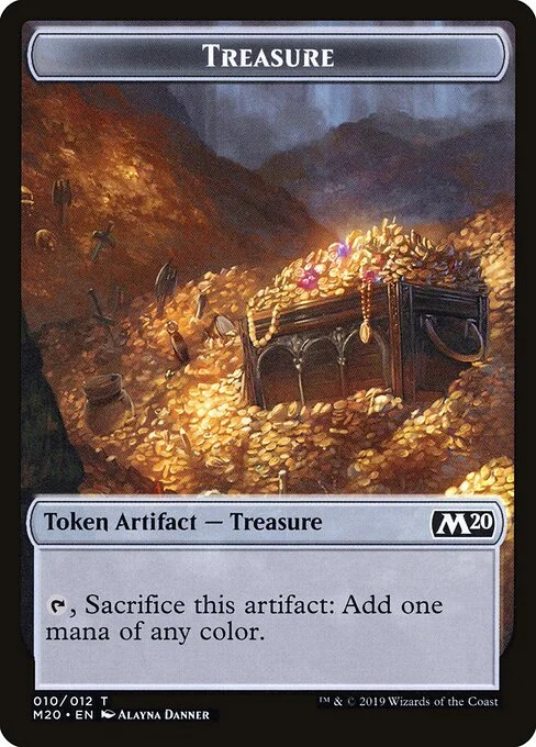 Treasure, carta Magic di tipo Token Artifact — Treasure illustrata da Alayna Danner