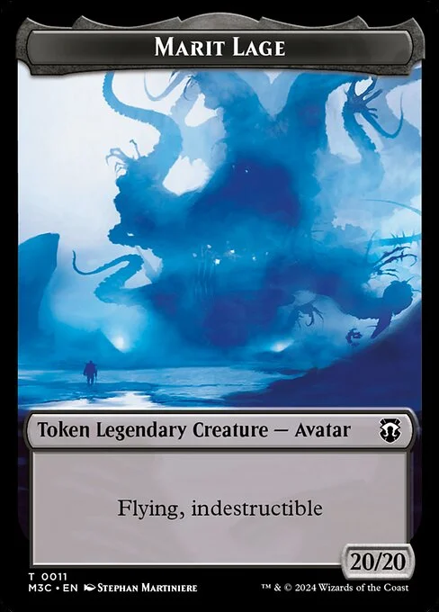 Marit Lage, carta Magic di tipo Token Legendary Creature — Avatar illustrata da Stephan Martiniere