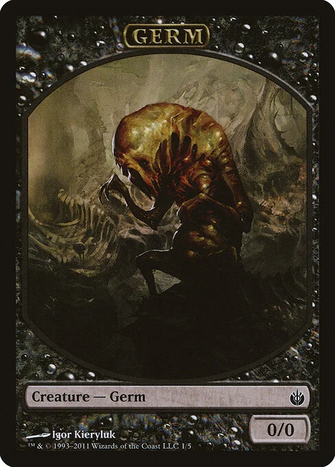 Germ, carta Magic di tipo Token Creature — Germ illustrata da Igor Kieryluk