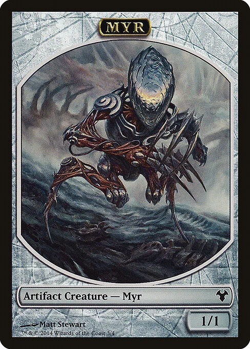 Myr, carta Magic di tipo Token Artifact Creature — Myr illustrata da Matt Stewart