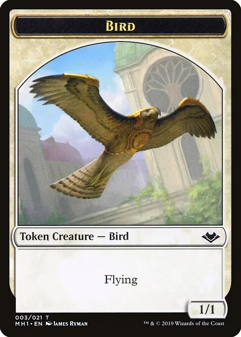 Bird, carta Magic di tipo Token Creature — Bird illustrata da James Ryman